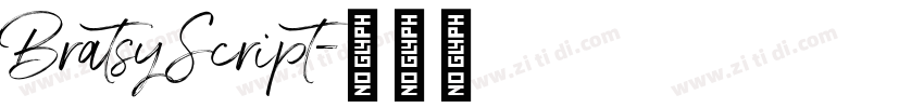 BratsyScript字体转换
