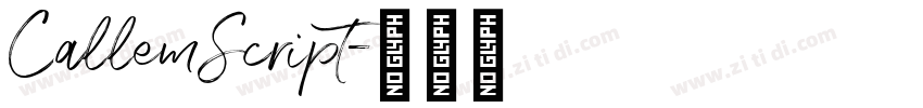 CallemScript字体转换