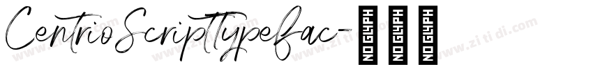 CentrioScriptTypefac字体转换