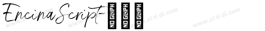 EncinaScript字体转换 EncinaScript字体转换