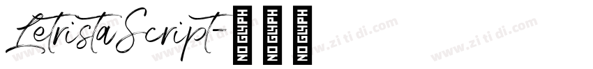 LetristaScript字体转换