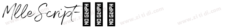 MlleScript字体转换