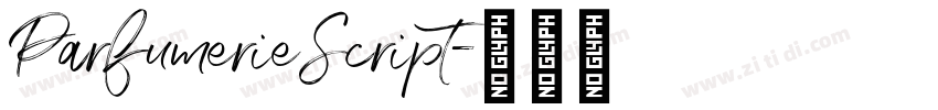 ParfumerieScript字体转换