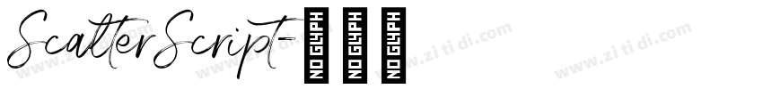 ScalterScript字体转换