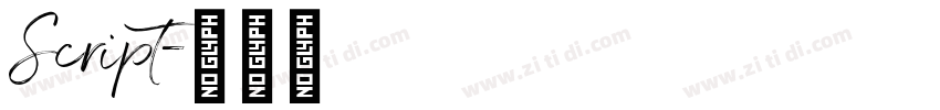 Script字体转换 Script字体转换