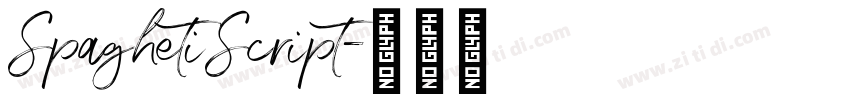 SpaghetiScript字体转换