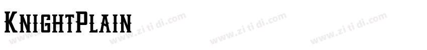 KnightPlain字体转换