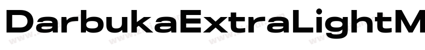 DarbukaExtraLightMF字体转换