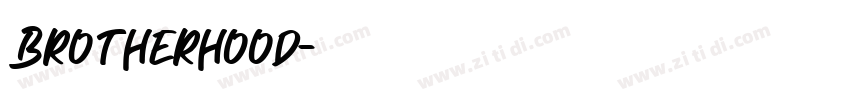 Brotherhood字体转换