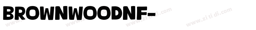 BrownwoodNF字体转换