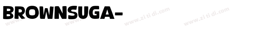 BrownSuga字体转换