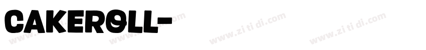 Cakeroll字体转换