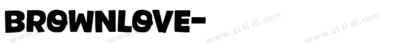 BrownLove字体转换