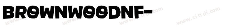 BrownwoodNF字体转换
