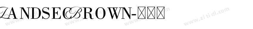 LandsecBrown字体转换
