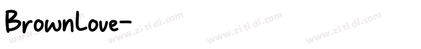 BrownLove字体转换