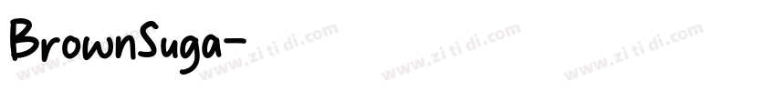 BrownSuga字体转换