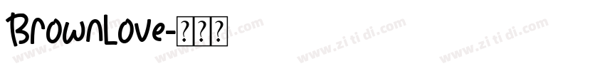 BrownLove字体转换