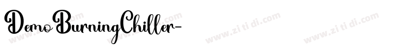 DemoBurningChiller字体转换