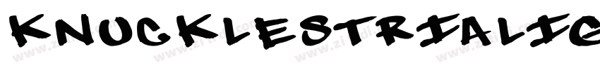 KnucklesTriaLight字体转换