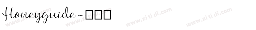 Honeyguide字体转换