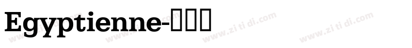 Egyptienne字体转换