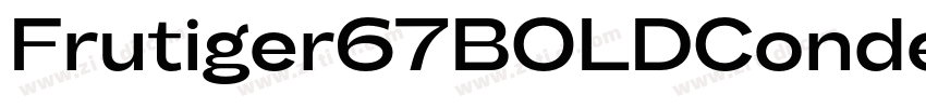 Frutiger67BOLDConden字体转换