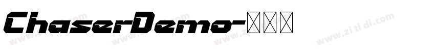 ChaserDemo字体转换