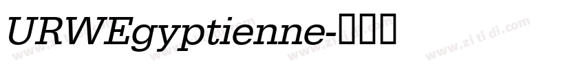 URWEgyptienne字体转换