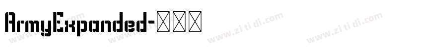 ArmyExpanded字体转换 ArmyExpanded字体转换
