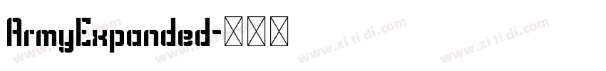ArmyExpanded字体转换 ArmyExpanded字体转换