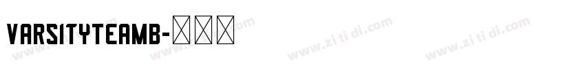 VarsityTeamB字体转换