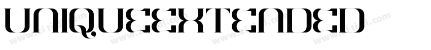 UniqueExtended字体转换