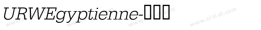 URWEgyptienne字体转换