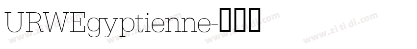 URWEgyptienne字体转换