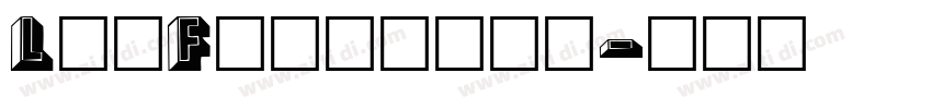 LeeFont蒙黑黑体字体转换