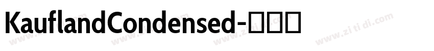 KauflandCondensed字体转换