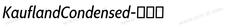 KauflandCondensed字体转换