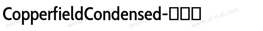 CopperfieldCondensed字体转换