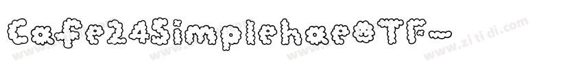 Cafe24SimplehaeOTF字体转换
