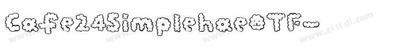 Cafe24SimplehaeOTF字体转换
