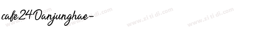 cafe24Danjunghae字体转换