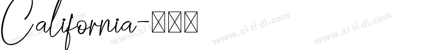 California字体转换