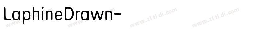 LaphineDrawn字体转换