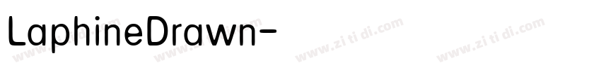 LaphineDrawn字体转换