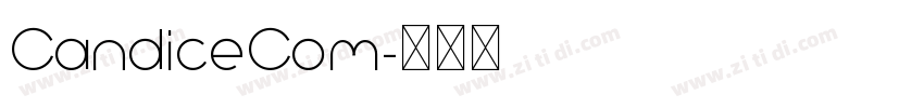 CandiceCom字体转换