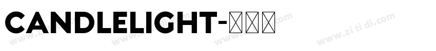 candlelight字体转换