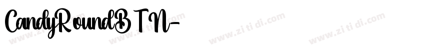 CandyRoundBTN字体转换