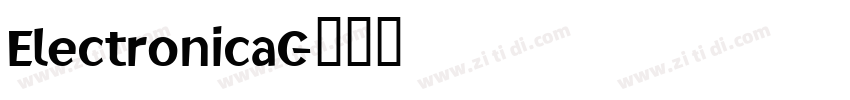 ElectronicaC字体转换