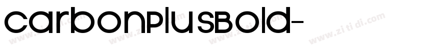 CarbonPlusBold字体转换